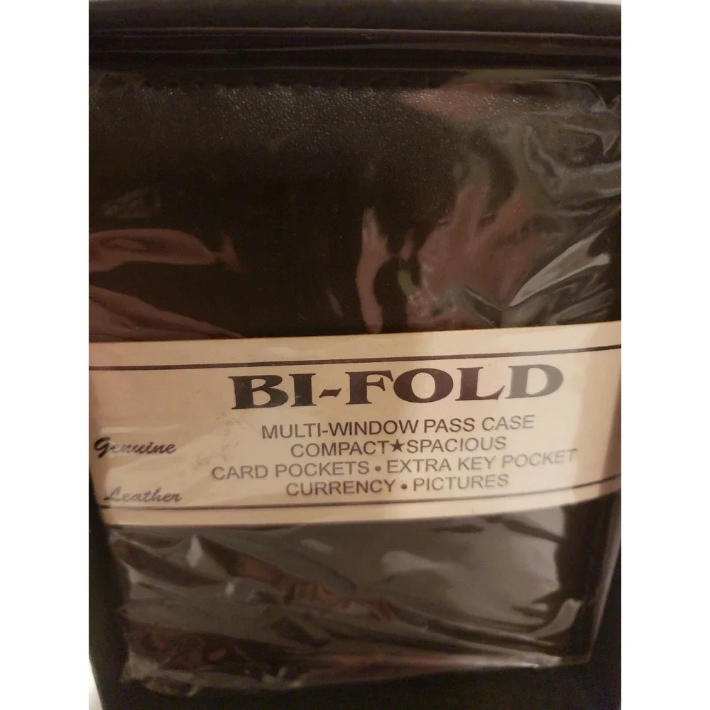 Leather Wallet Handcrafted 100% Genuine Bifold Brown‎ Brand NEW with Tags NWT